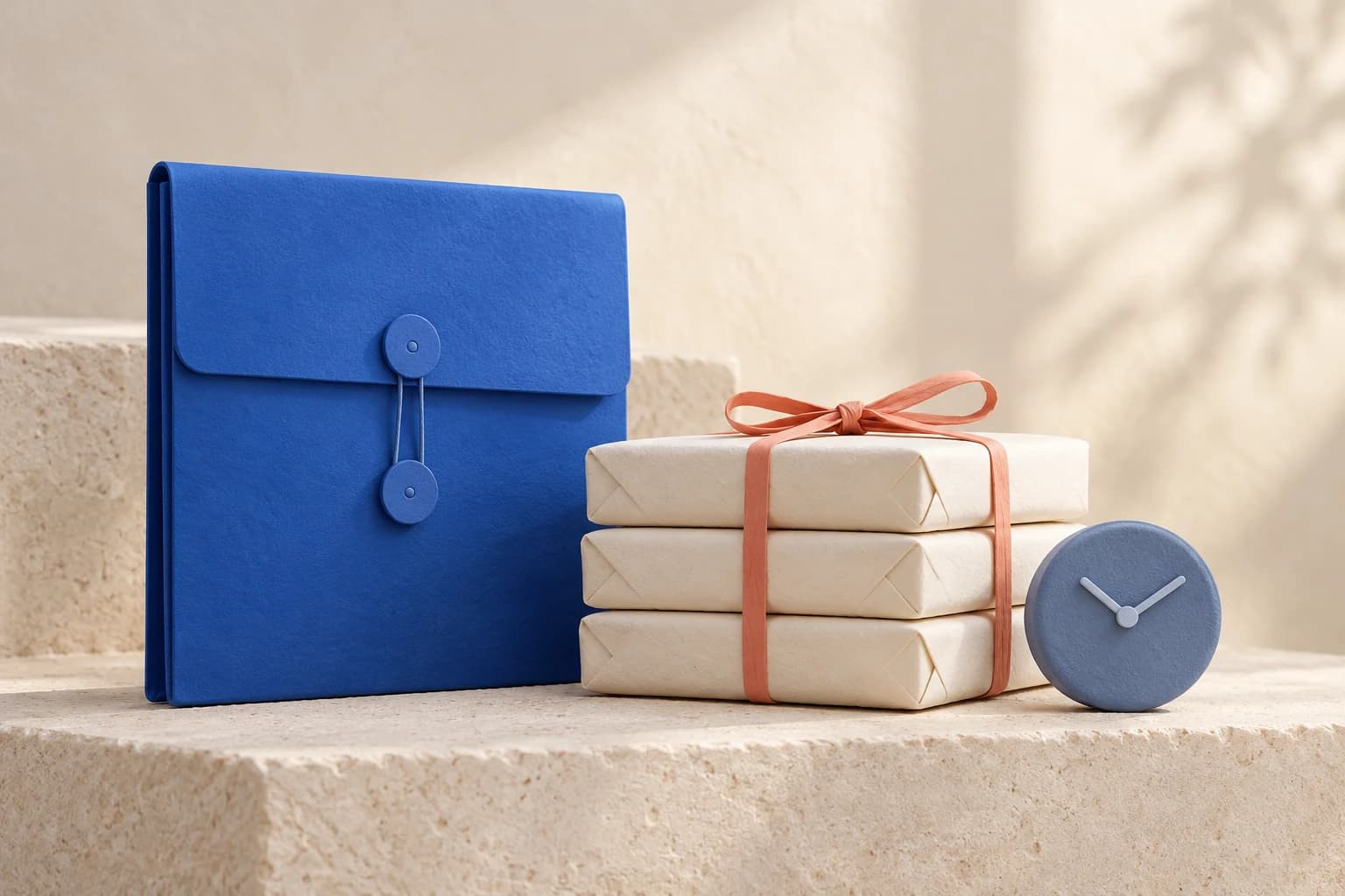 Content packets prepared for a timed platform handoff